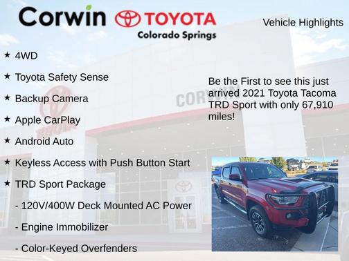 2021 Toyota Tacoma TRD Sport