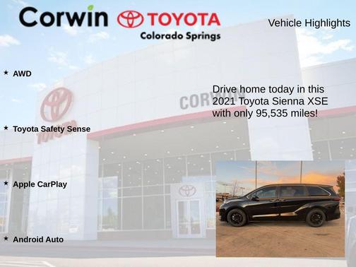 2021 Toyota Sienna XSE 7 Passenger