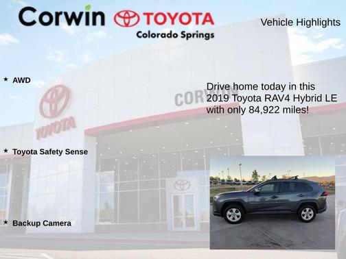 2019 Toyota RAV4 Hybrid LE