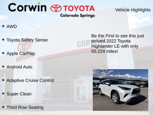 2022 Toyota Highlander LE