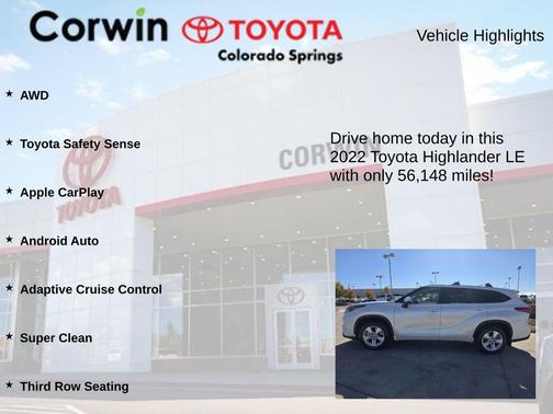 2022 Toyota Highlander LE