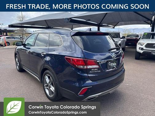 Storm Blue 2017 Hyundai SANTA FE Limited Ultimate