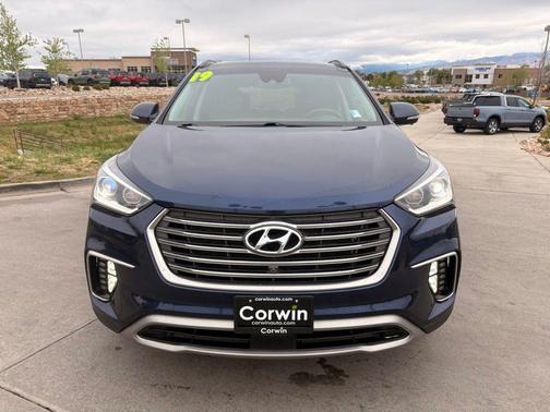 Storm Blue 2017 Hyundai SANTA FE Limited Ultimate