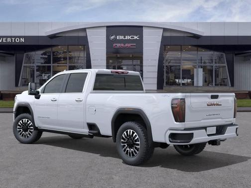 Glacier White Tricoat 2026 GMC Sierra 3500 Denali