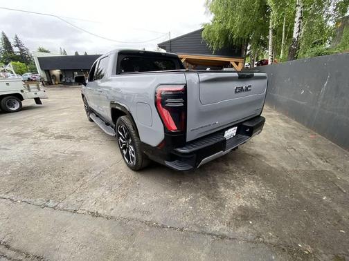 Thunderstorm Gray 2025 GMC Sierra EV Max Range Denali