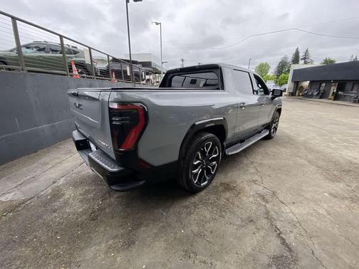 Thunderstorm Gray 2025 GMC Sierra EV Max Range Denali