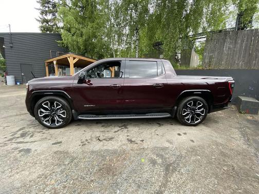 Dark Ember Tintcoat 2025 GMC Sierra EV Max Range Denali