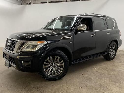 Super Black 2019 Nissan Armada Platinum