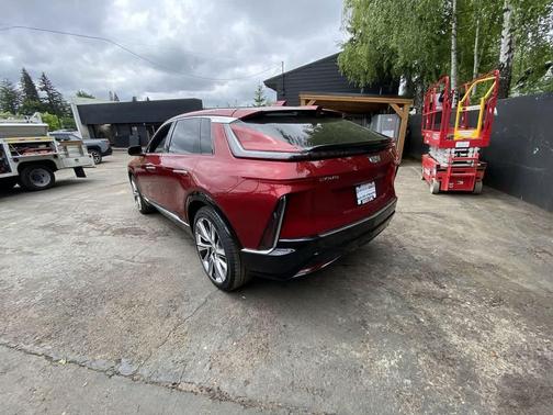 Radiant Red Tintcoat 2024 Cadillac LYRIQ Luxury