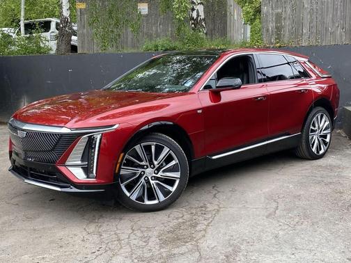 Radiant Red Tintcoat 2024 Cadillac LYRIQ Luxury