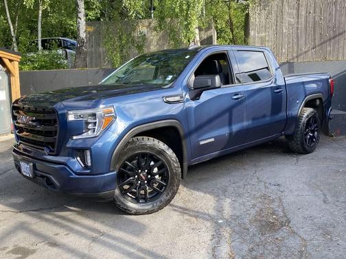 Pacific Blue Metallic 2020 GMC Sierra 1500 Elevation