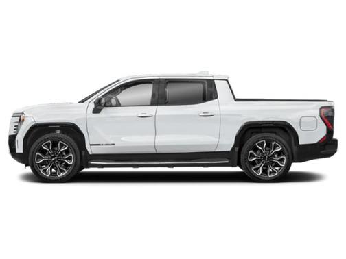 Summit White 2025 GMC Sierra EV Max Range Denali