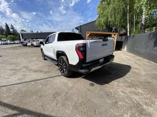 Summit White 2025 GMC Sierra EV Max Range Denali