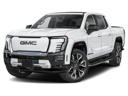 Summit White 2025 GMC Sierra EV Max Range Denali
