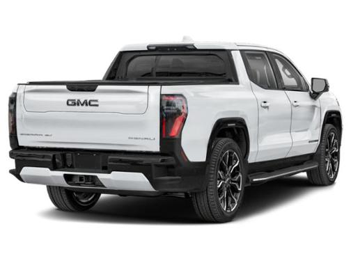 Summit White 2025 GMC Sierra EV Max Range Denali