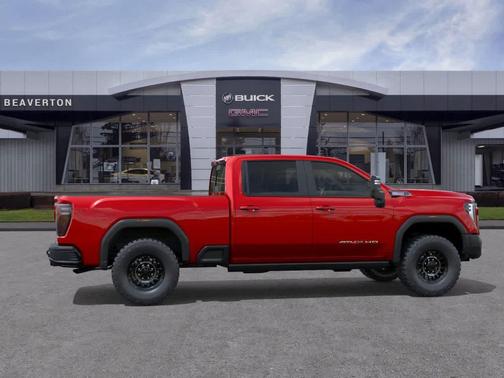 Volcanic Red Tintcoat 2026 GMC Sierra 2500 AT4X
