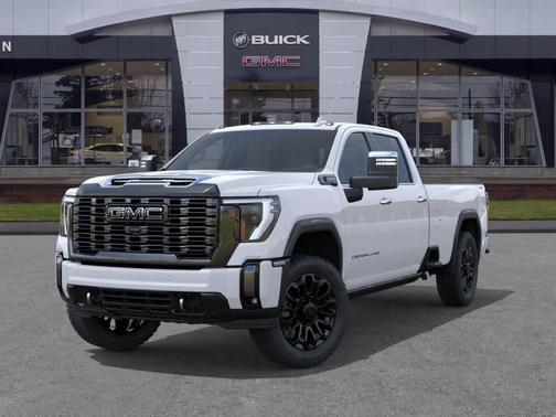 Glacier White Tricoat 2026 GMC Sierra 2500 Denali Ultimate