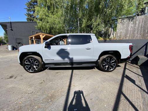 Thunderstorm Gray 2025 GMC Sierra EV Max Range Denali