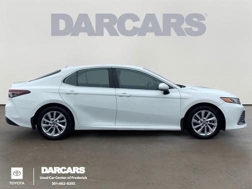 Super White 2021 Toyota Camry LE