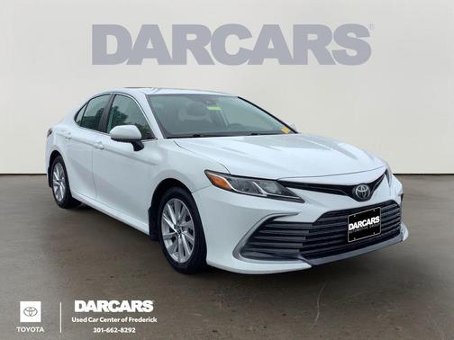 Super White 2021 Toyota Camry LE