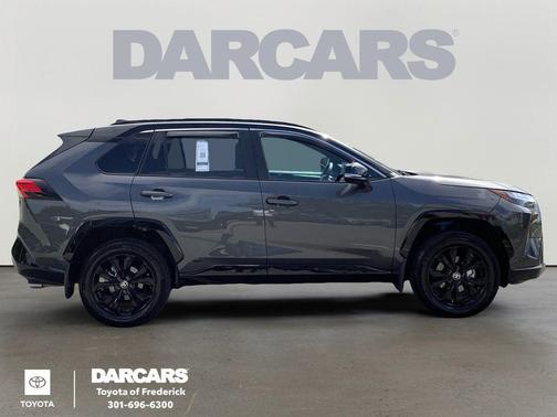 Midnight Black Metallic 2024 Toyota RAV4 Hybrid SE