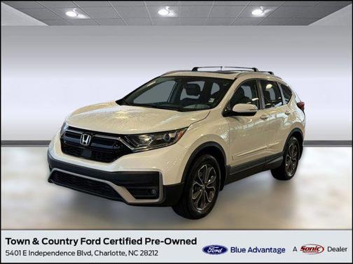Platinum White Pearl 2022 Honda CR-V AWD EX-L