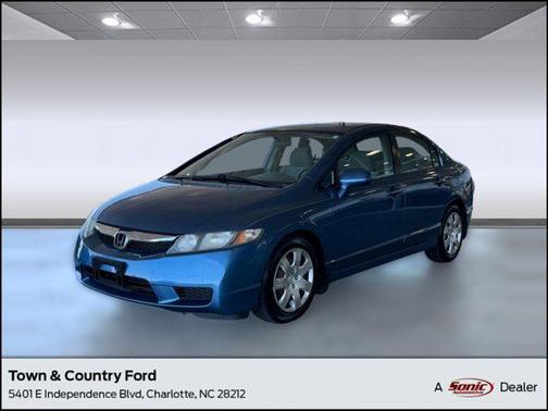 Blue 2009 Honda Civic LX