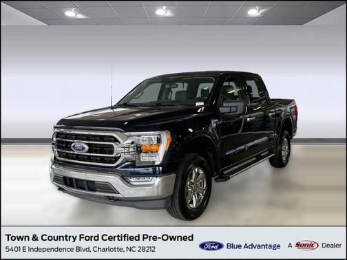 Antimatter Blue Metallic 2023 Ford F-150 XLT