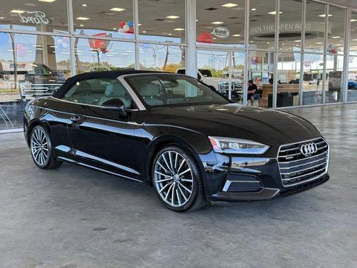Mythos Black Metallic/Black Roof 2018 Audi A5 2.0T Prestige