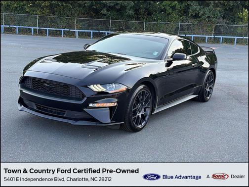 SHADOW BLACK 2019 Ford Mustang EcoBoost Premium