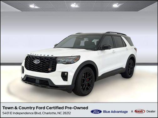 STAR WHITE MET TRI-COAT 2025 Ford Explorer ST