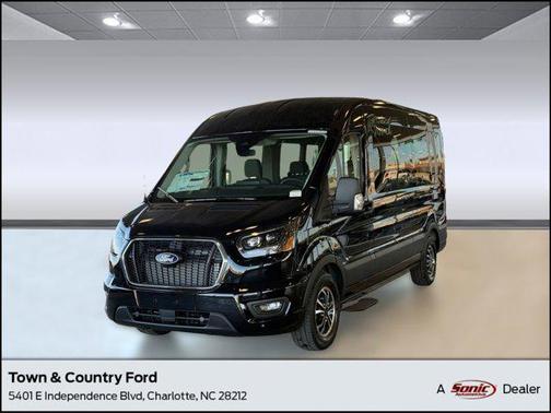 AGATE BLACK METALLIC 2026 Ford Transit-350 XLT