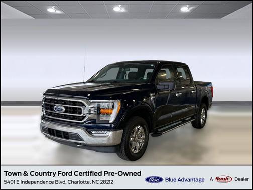 ANTIMATTER BLUE 2021 Ford F-150 XLT