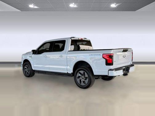 SPACE WHITE METALLIC 2025 Ford F-150 Lightning Flash