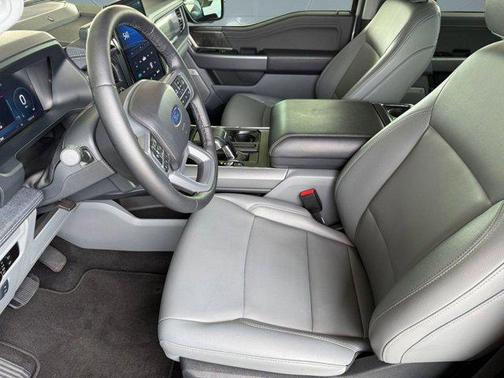 SPACE WHITE METALLIC 2025 Ford F-150 Lightning Flash