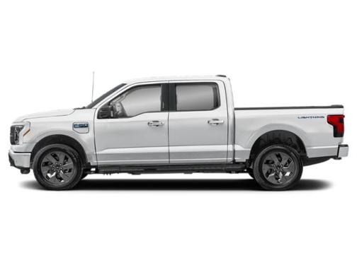 SPACE WHITE METALLIC 2025 Ford F-150 Lightning Flash