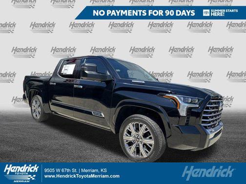 Midnight Black Metallic 2026 Toyota Tundra Hybrid Capstone