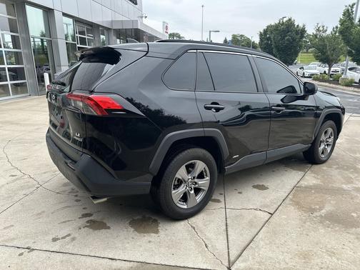 Midnight Black Metallic 2023 Toyota RAV4 Hybrid LE
