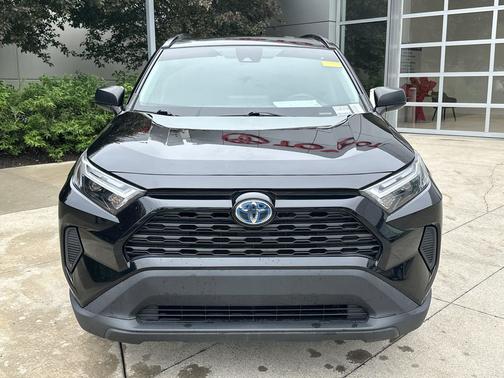 Midnight Black Metallic 2023 Toyota RAV4 Hybrid LE