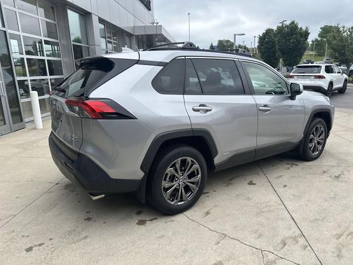 Silver Sky Metallic 2022 Toyota RAV4 Hybrid XLE Premium