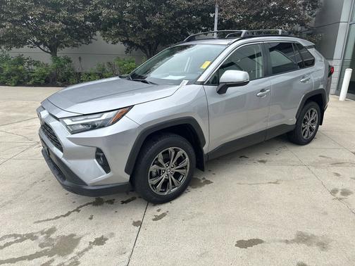 Silver Sky Metallic 2022 Toyota RAV4 Hybrid XLE Premium