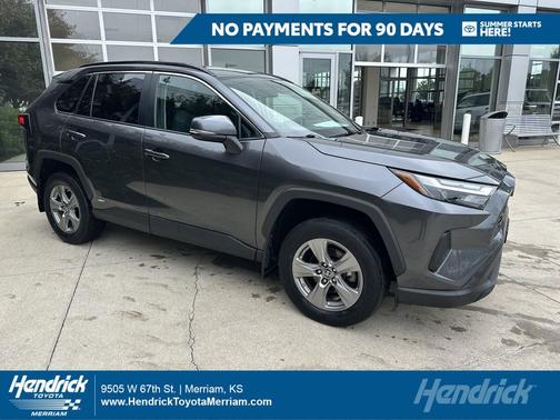 Magnetic Gray Metallic 2023 Toyota RAV4 Hybrid LE