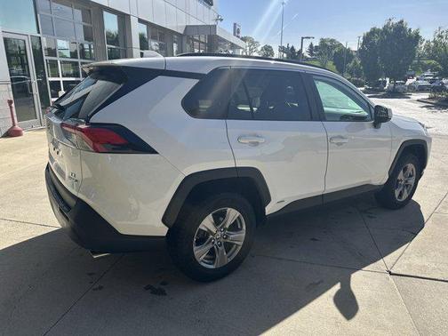 White 2022 Toyota RAV4 Hybrid LE