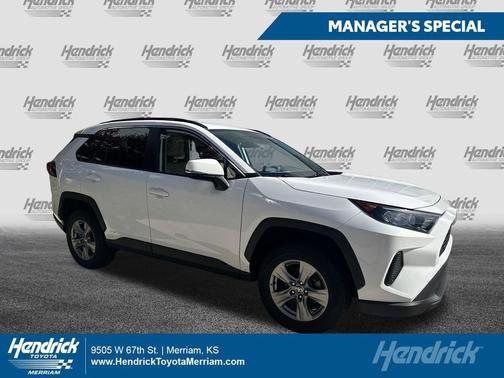 White 2022 Toyota RAV4 Hybrid LE