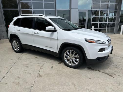 Bright White Clearcoat 2017 Jeep Cherokee Limited