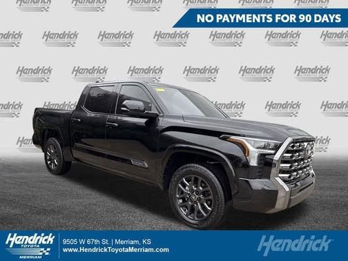 Midnight Black Metallic 2025 Toyota Tundra Platinum