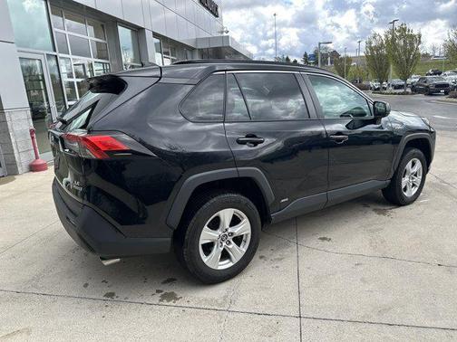 Midnight Black Metallic 2021 Toyota RAV4 Hybrid LE