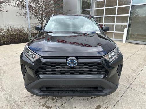 Midnight Black Metallic 2021 Toyota RAV4 Hybrid LE