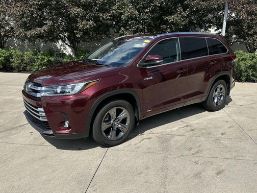 Ooh La La Rouge Mica 2017 Toyota Highlander Hybrid Platinum