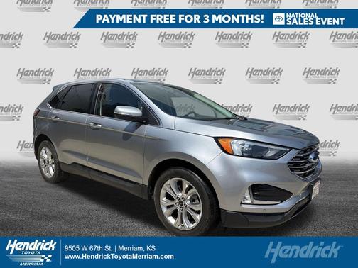 Iconic Silver Metallic 2024 Ford Edge Titanium